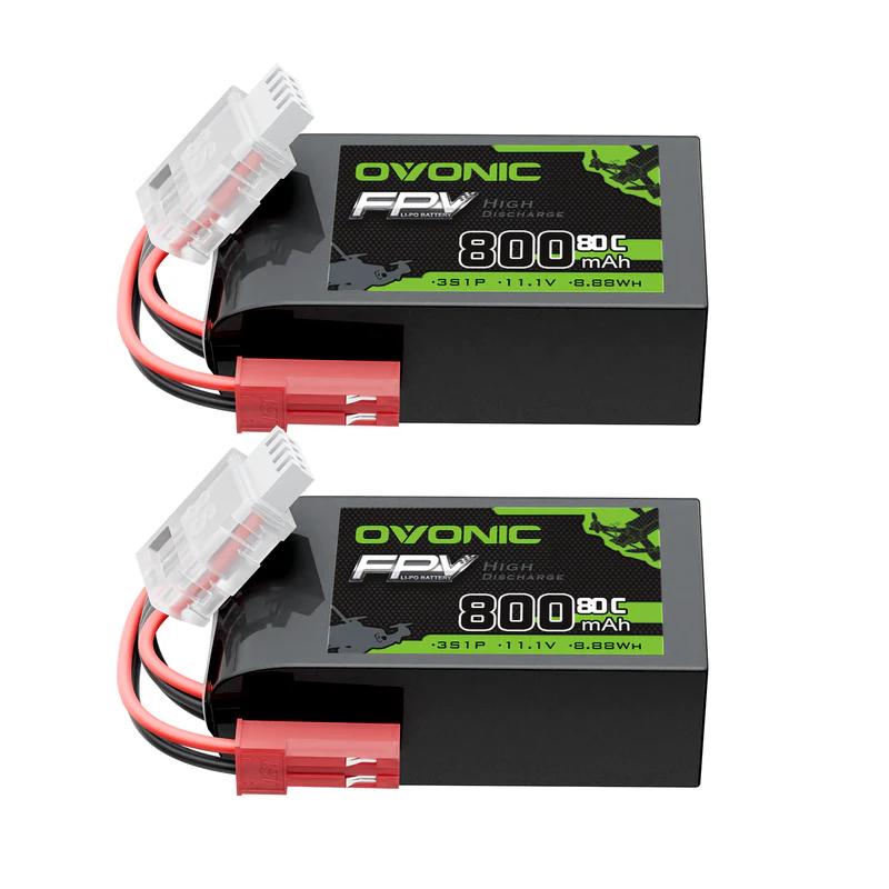 Drone Battery Connector - OVONIC 11.1V 80C 800mAh 3S LiPo