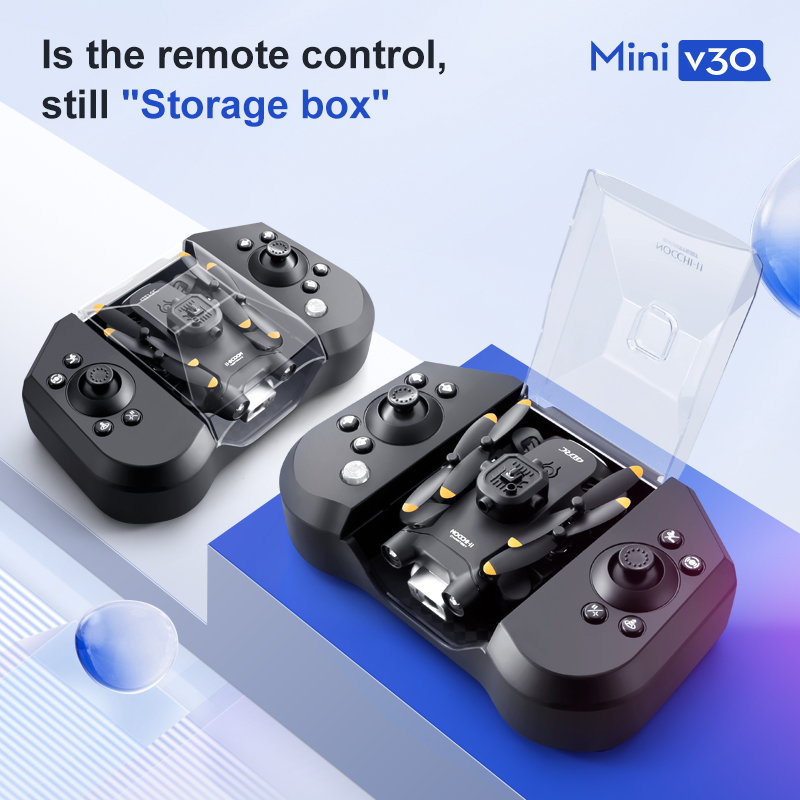 Mini V30 WiFi FPV Drone With 4 - Drone Battery Case recension och pris
