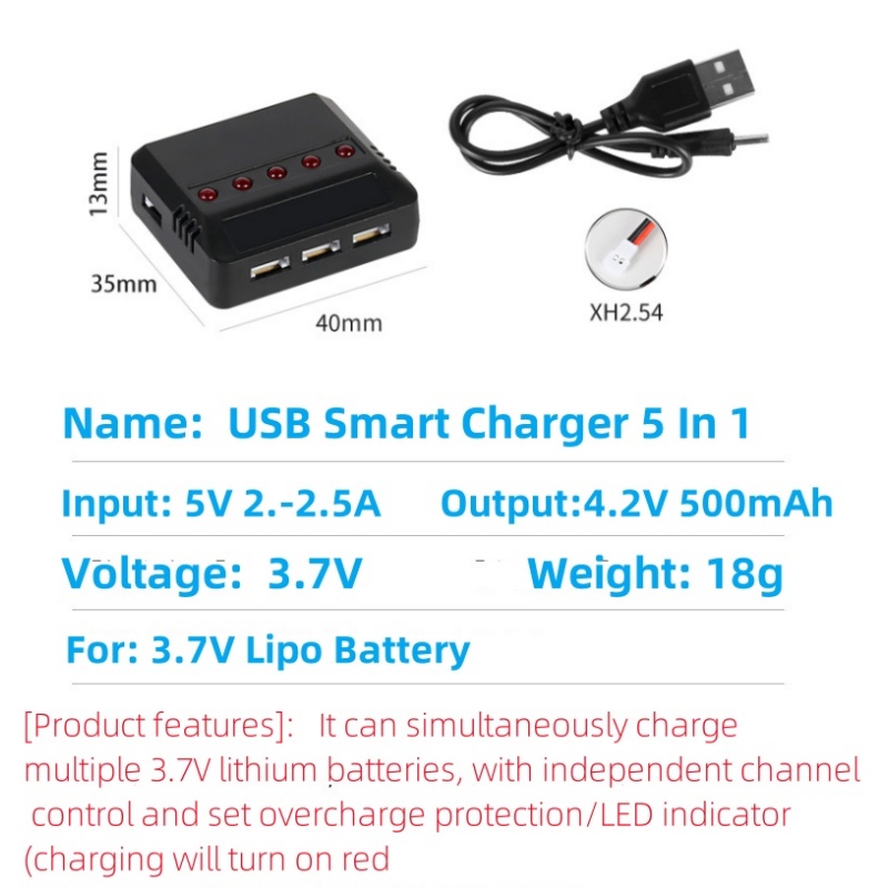 Syma X5HW X5HC X5C X5SW 3.7V 5 - Drone Battery Connector recension och pris