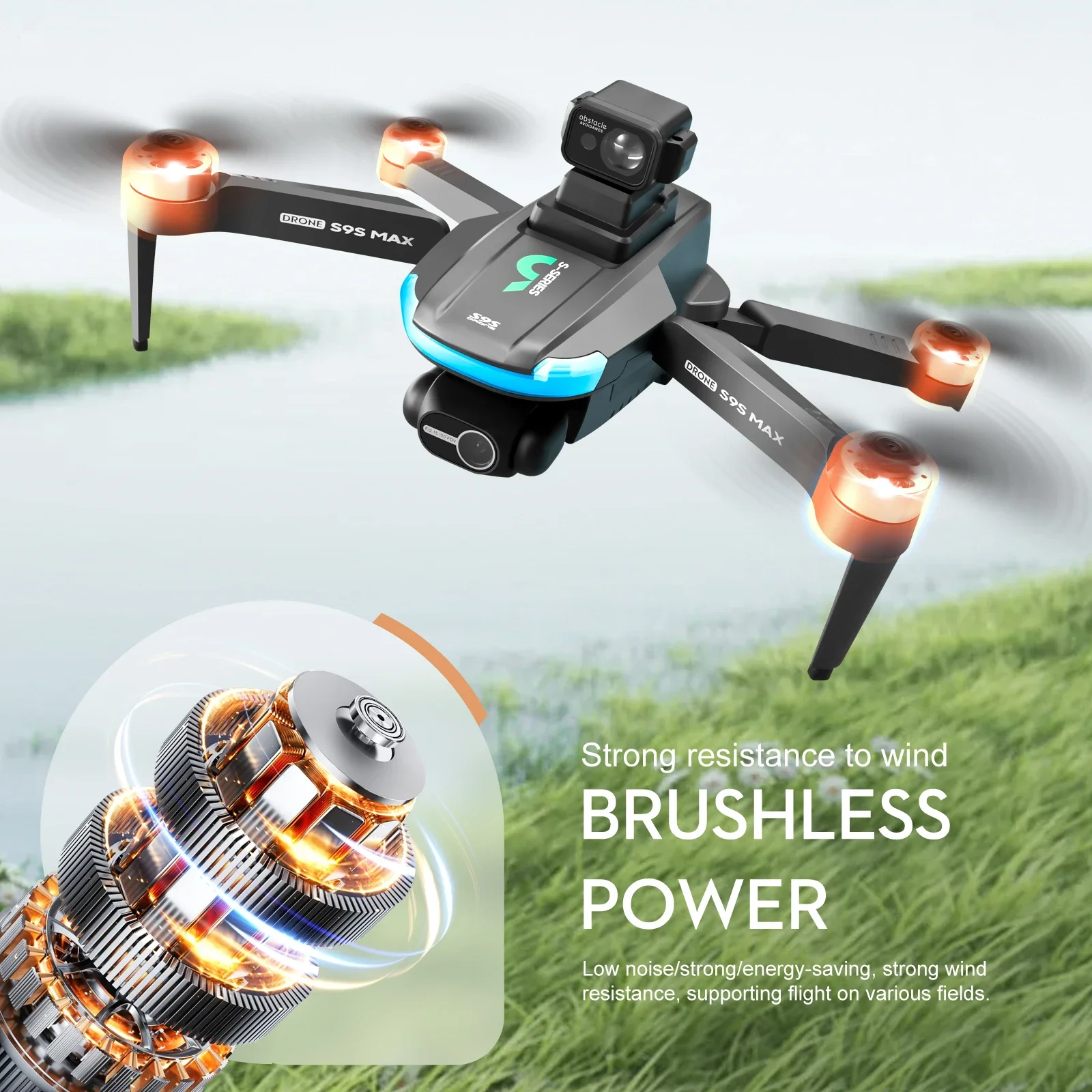 NEW S9S MAX MINI Drone 4K 2-Ax - Drone Battery Case recension och pris
