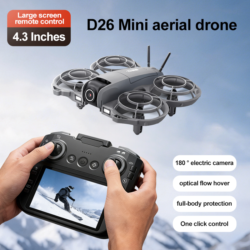 D26 Drone 4K Aerial HD 180° Ca - Drone Battery Case recension och pris