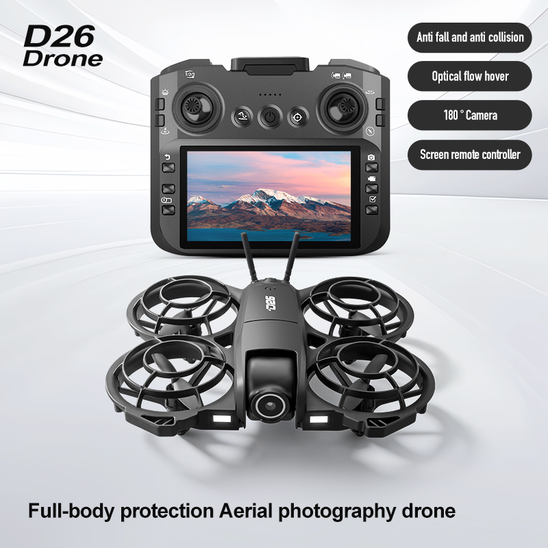 D26 Drone 4K Aerial HD 180° Ca - Drone Battery Case recension och pris